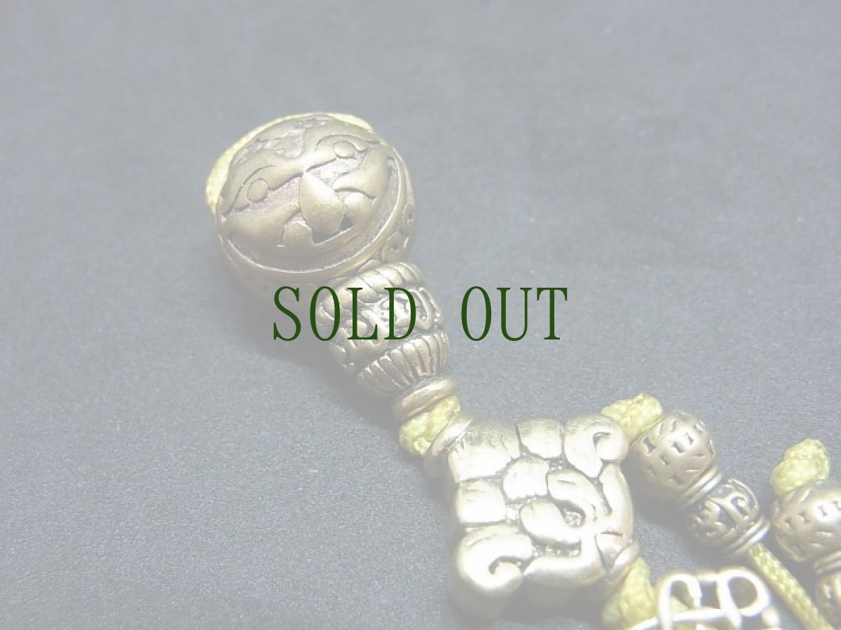 画像5: 数珠用親玉・ボサ（グル玉)　チベタンＭＡＬＡパーツ　真鍮製 (5)