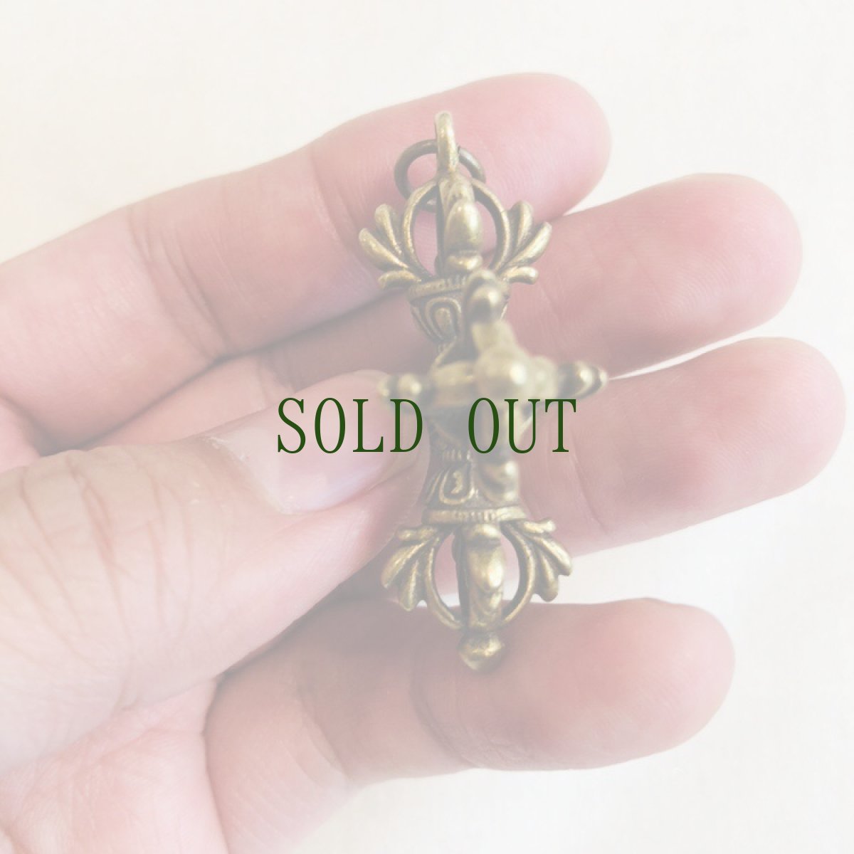 画像4: ダブルドルジェ(羯磨金剛)　チベタンＭＡＬＡパーツ　　 (4)