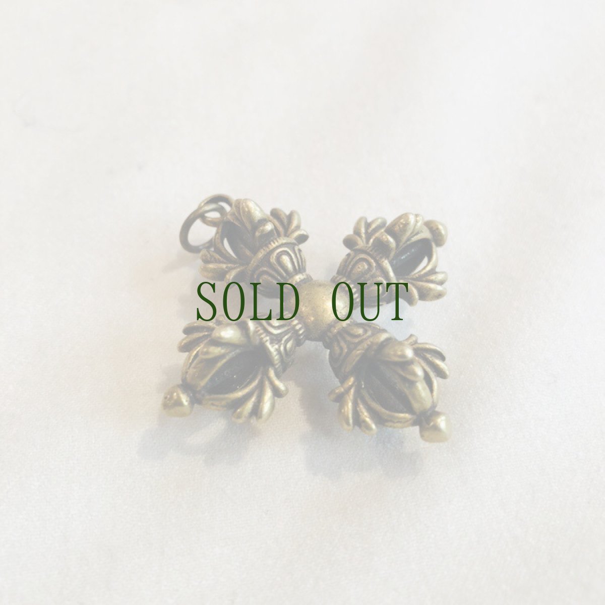 画像2: ダブルドルジェ(羯磨金剛)　チベタンＭＡＬＡパーツ　　 (2)