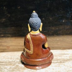 画像5: 釈迦牟尼仏陀（ブッダ）の金銅仏　（チベット仏像） (5)