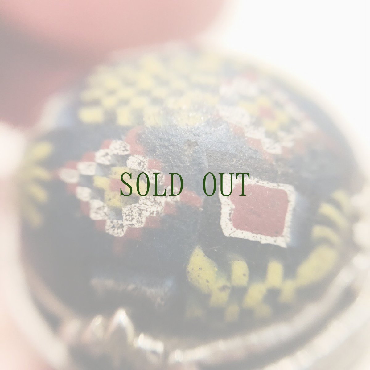 画像7: ペルシャ　オールド　シルバーリング　（ササン朝・とんぼ玉） (7)