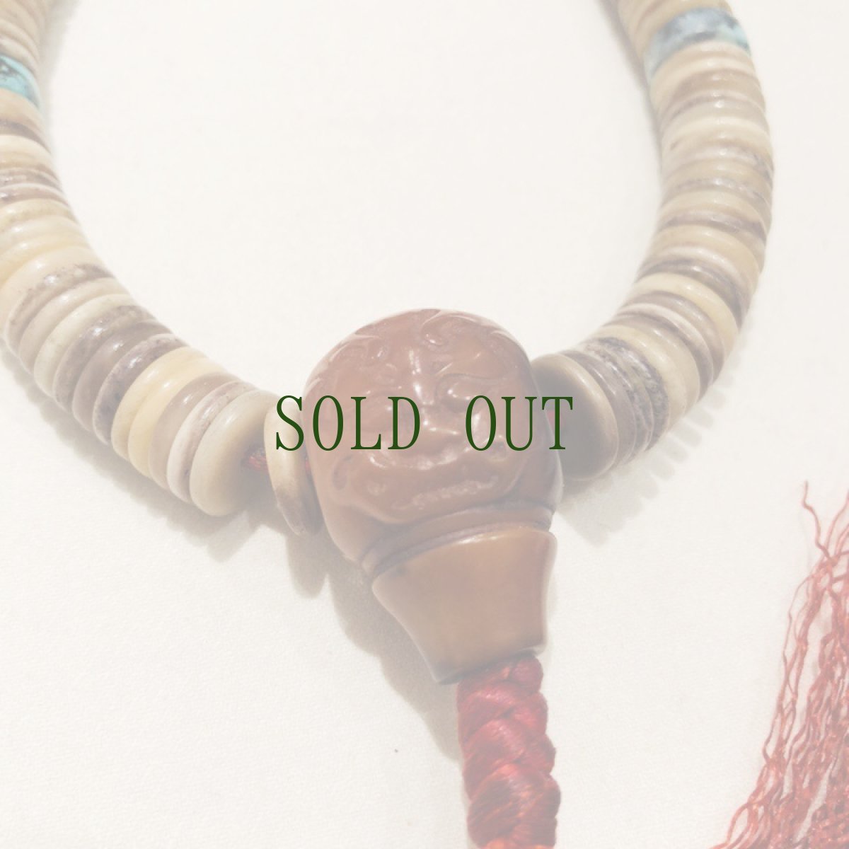 画像3: 羚羊骨の御数珠　(tibetan gazell bone Mala )　アンティーク (3)