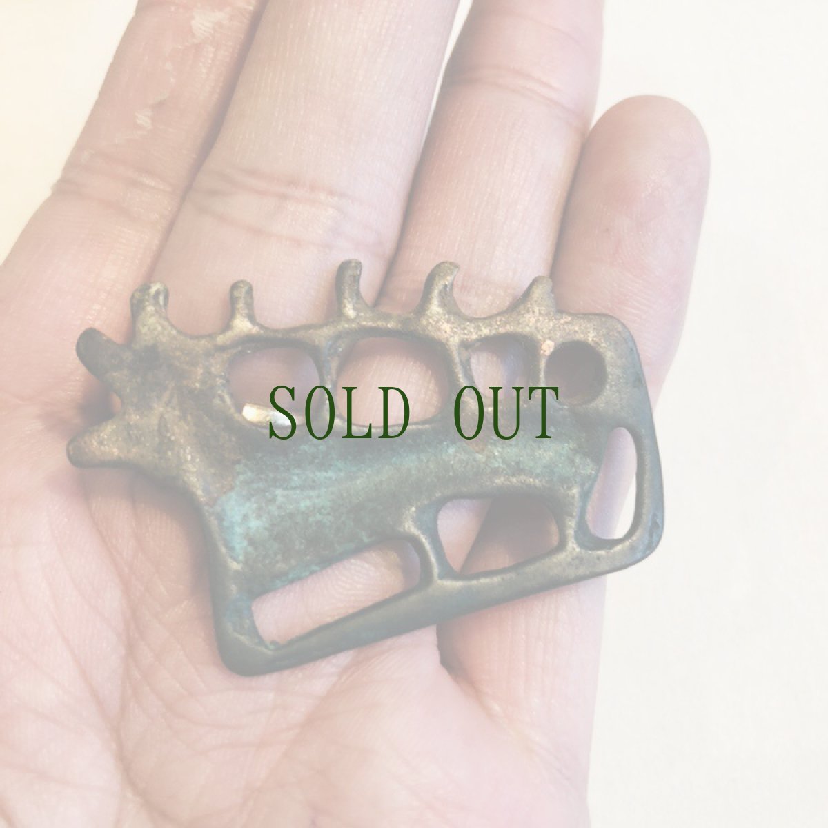 画像4: オルドス青銅器　(匈奴・スキタイ・騎馬民族・春秋戦国)  長角鹿　 (4)