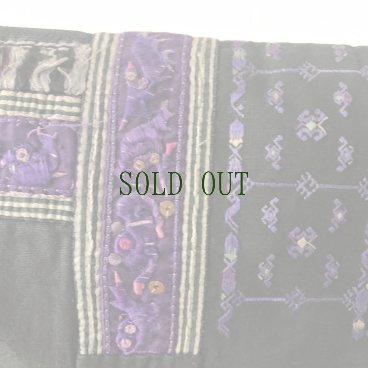 画像7: 貴州省・施洞苗族(ズートン ミャオ族)の本藍染ジャケット（剪紙破線繍ほか）1930年代 (7)