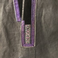 画像3: 貴州省・施洞苗族(ズートン ミャオ族)の本藍染ジャケット（剪紙破線繍ほか）1930年代 (3)