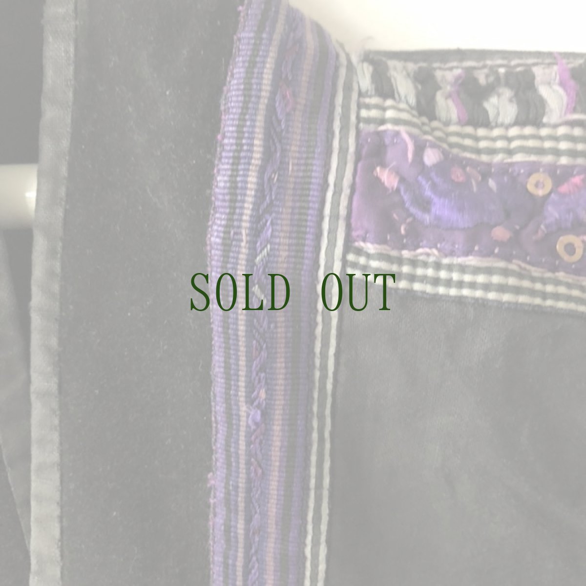 画像5: 貴州省・施洞苗族(ズートン ミャオ族)の本藍染ジャケット（剪紙破線繍ほか）1930年代 (5)