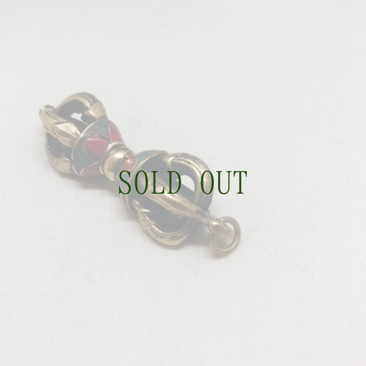 画像5: ドルジェ　(ヴァジュラ・金剛杵・五鈷杵)　チベタンＭＡＬＡパーツ　　 (5)