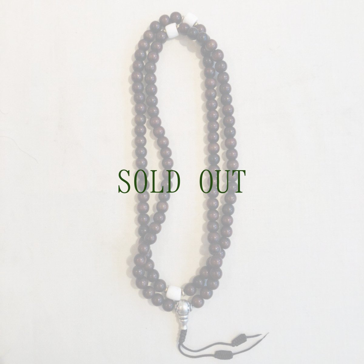 画像2: 菩提根のチベット念珠（Tibetan old bodhi roots mala）　ジェク・ゴンパ（アンティーク）107玉 (2)