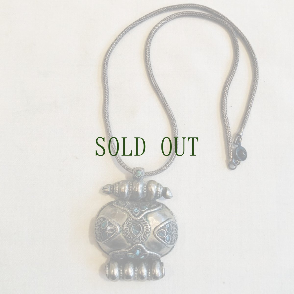 画像2: ガウの首飾り（tibetan old gau）・チベット密教御守り箱・アンティーク　 (2)