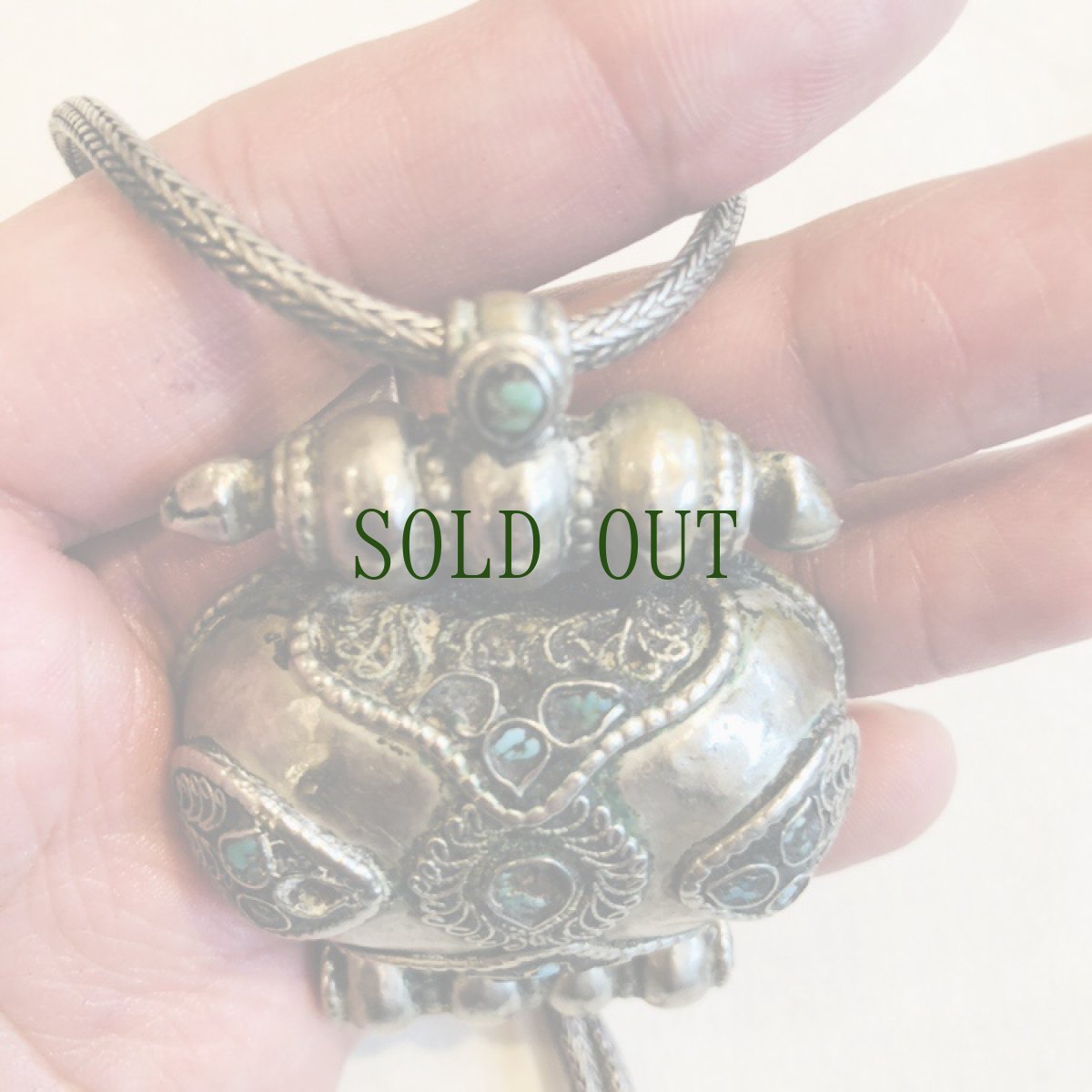 画像7: ガウの首飾り（tibetan old gau）・チベット密教御守り箱・アンティーク　 (7)