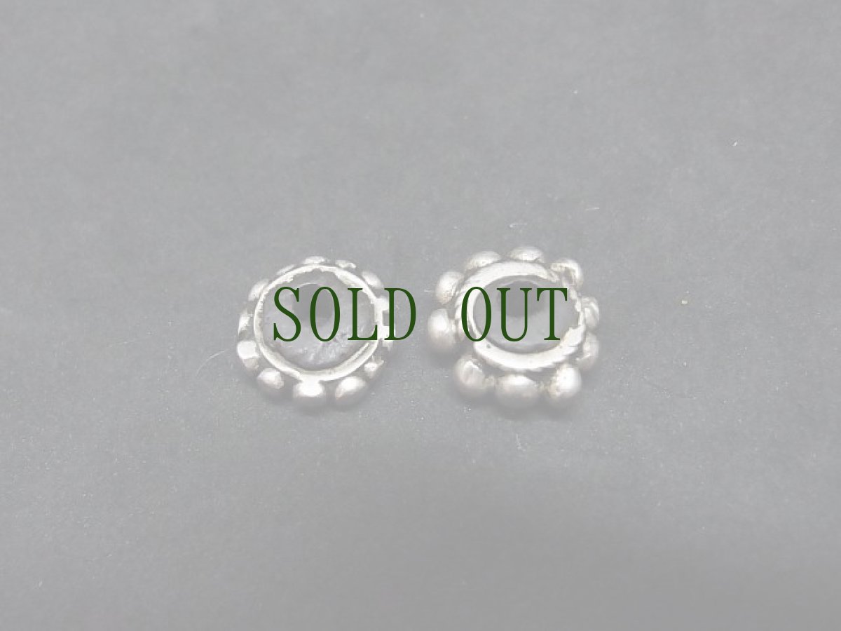 画像2: チベタンＭＡＬＡパーツ(数珠用飾り・差し玉)　1対（2個）　アンティーク (2)