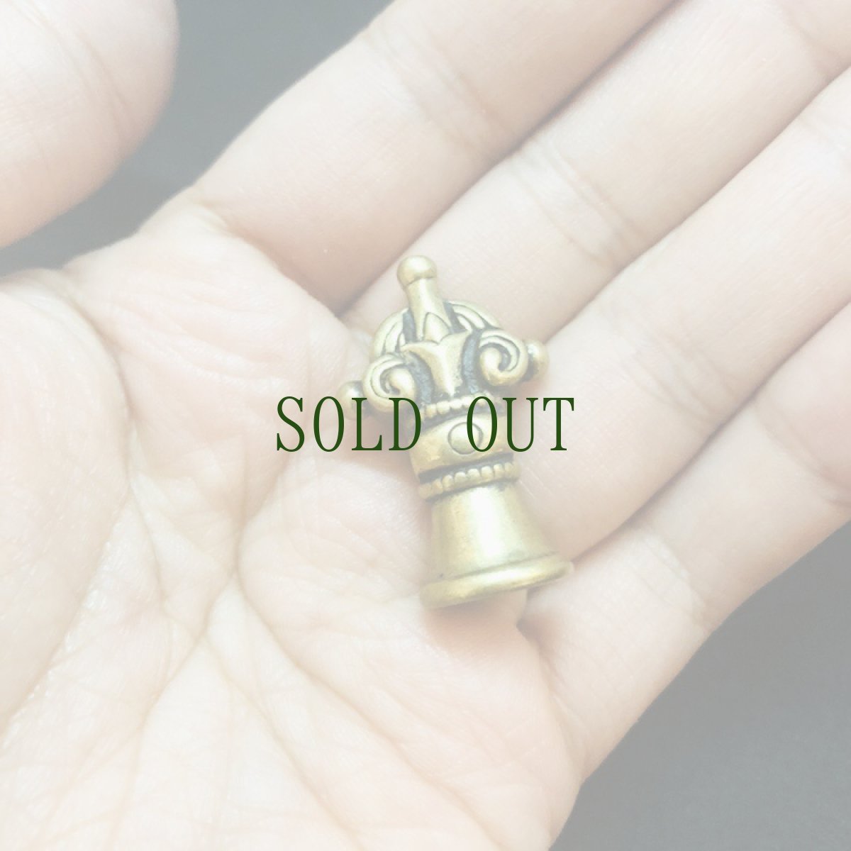 画像5: ティルプ(金剛鈴) チベタンMALAパーツ 黄銅製 (5)