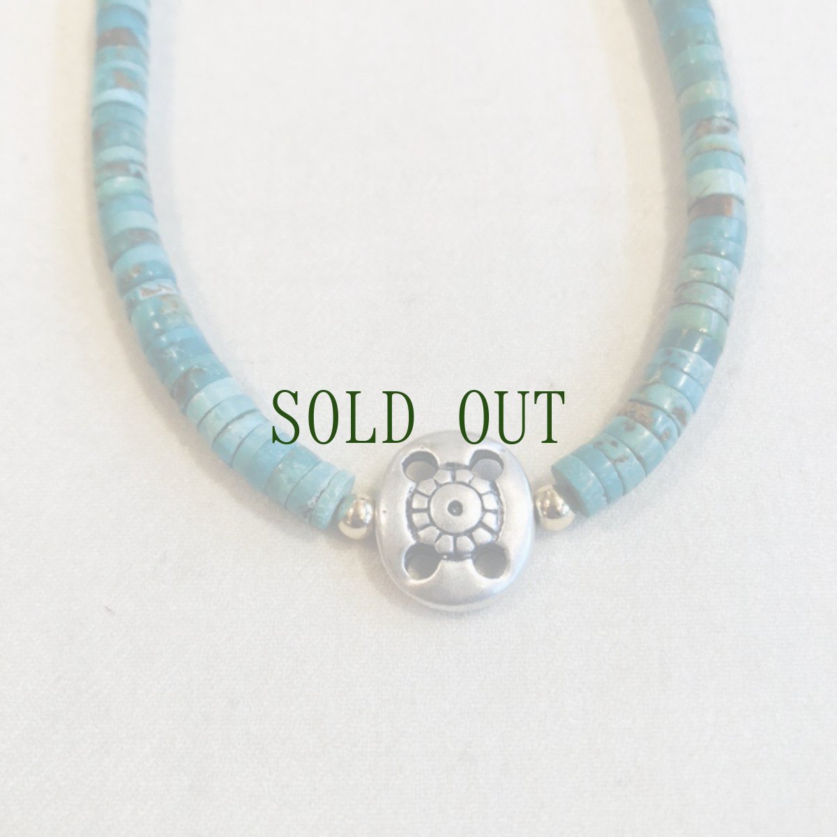 画像3: チベタン天然ターコイズ(yu)のネックレス　（tibetan natural turquoise）  (3)