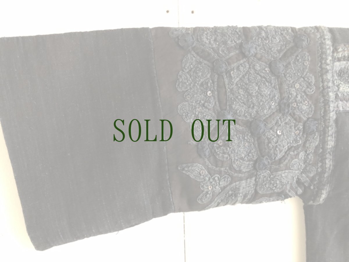 画像5: 貴州省施洞苗族(shi dong ミャオ)　アンティーク・ジャケット（木綿・藍染） (5)