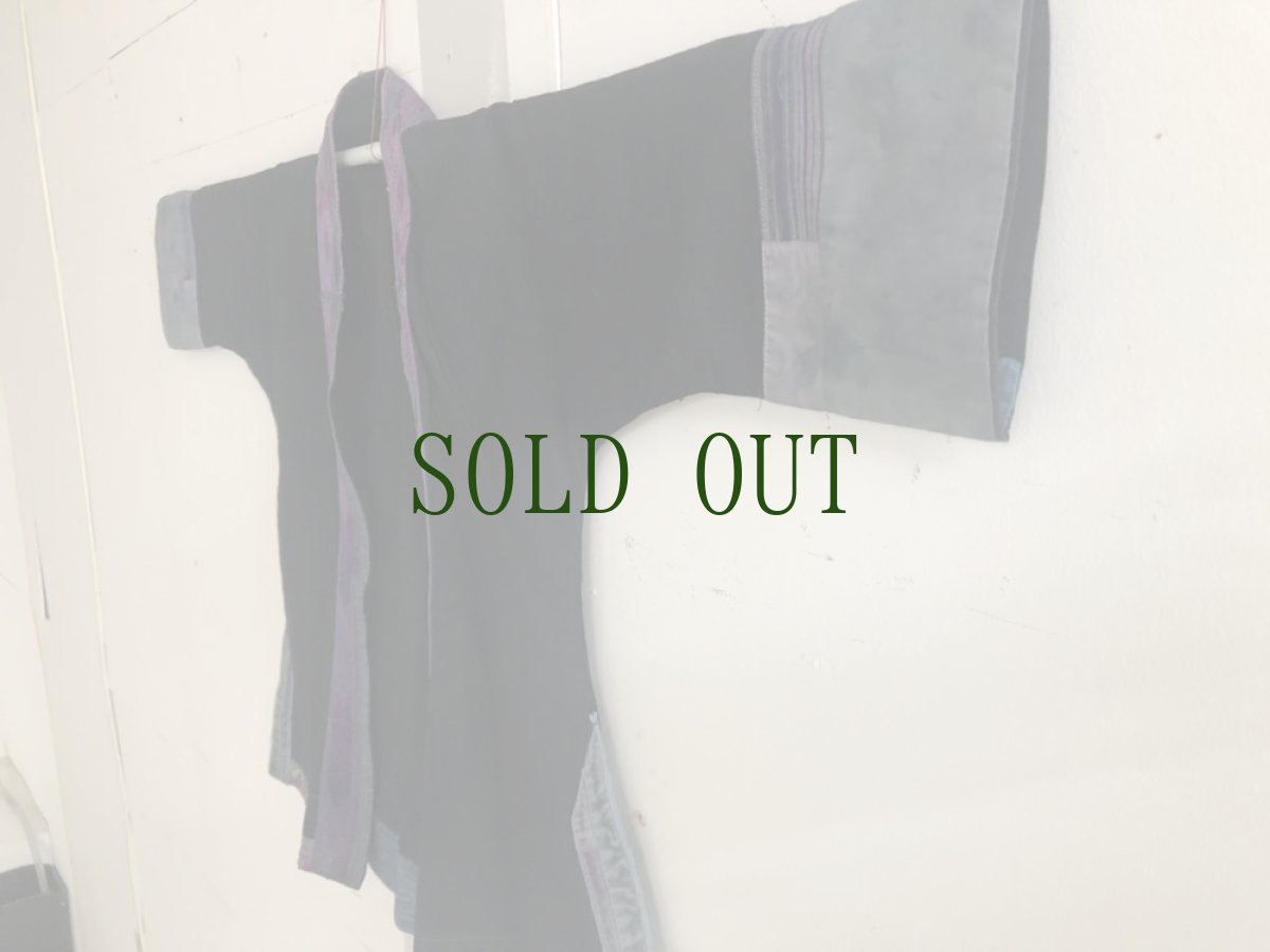 画像11: 貴州省 雷山侗族 （トン族）　木綿・刺繍　藍染 ジャケット　（ヴィンテージ） (11)