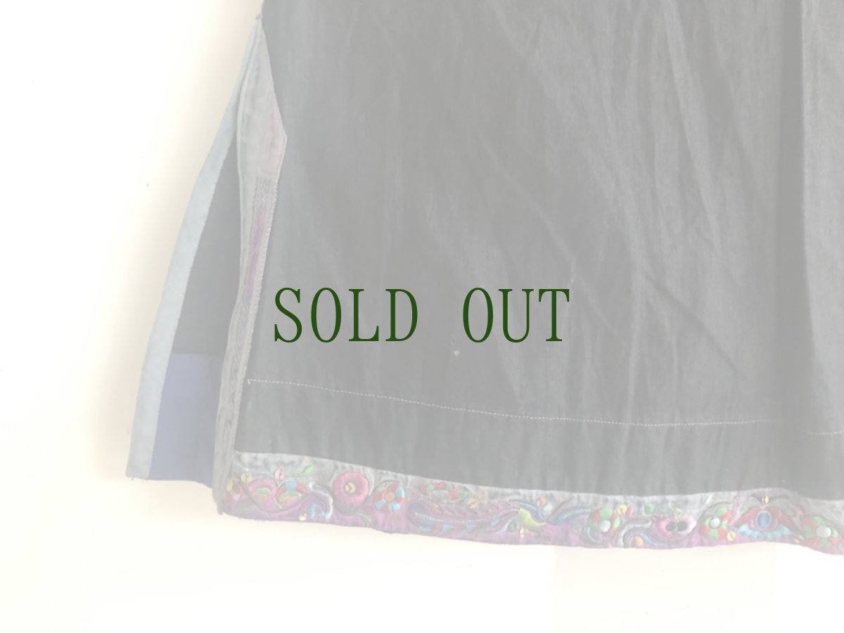 画像13: 貴州省 雷山侗族 （トン族）　木綿・刺繍　藍染 ジャケット　（ヴィンテージ） (13)