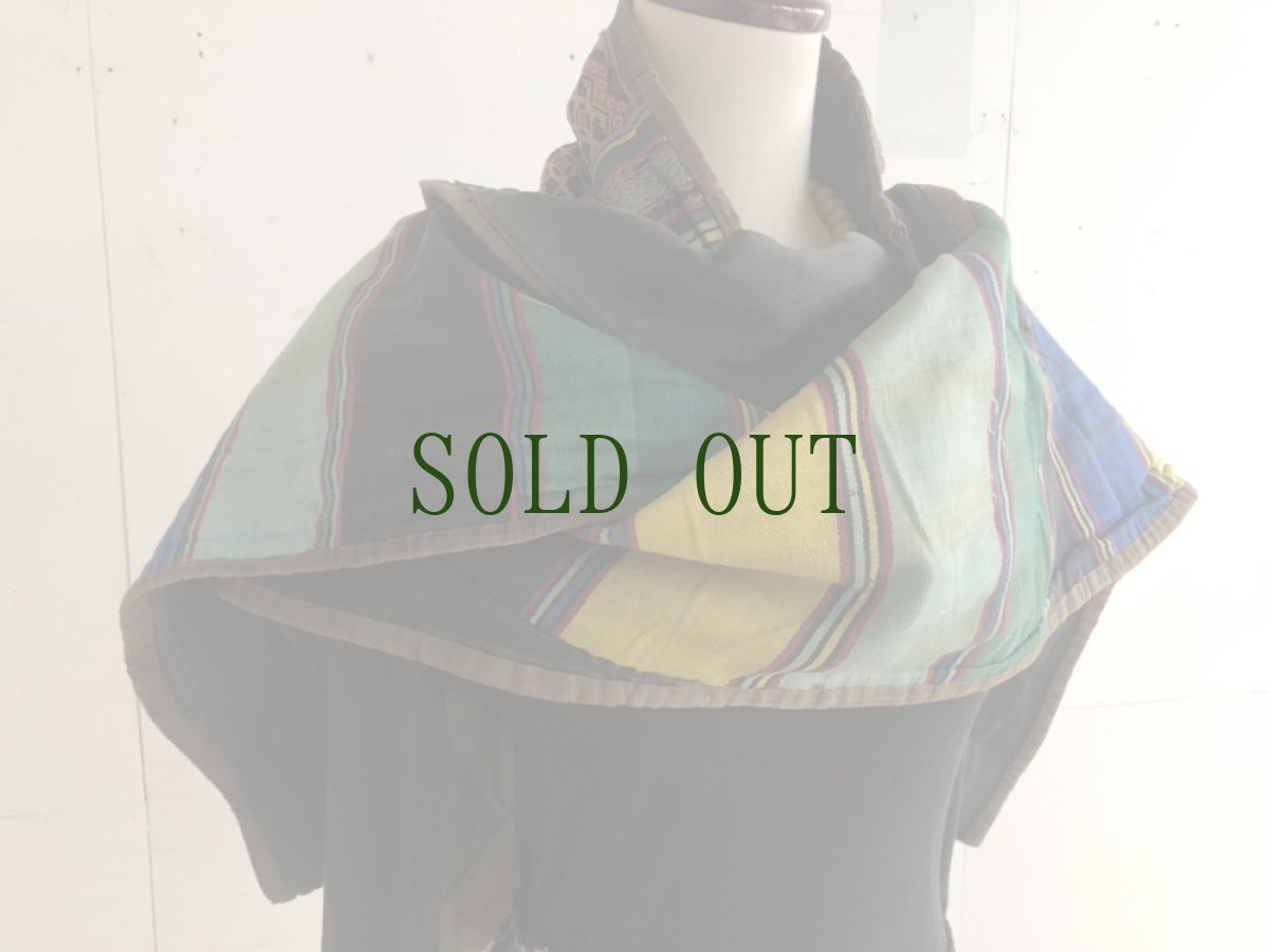 画像12: 貴州省安順 布依族背带（プイ族・おんぶ布・おくるみ）　アンティーク (12)