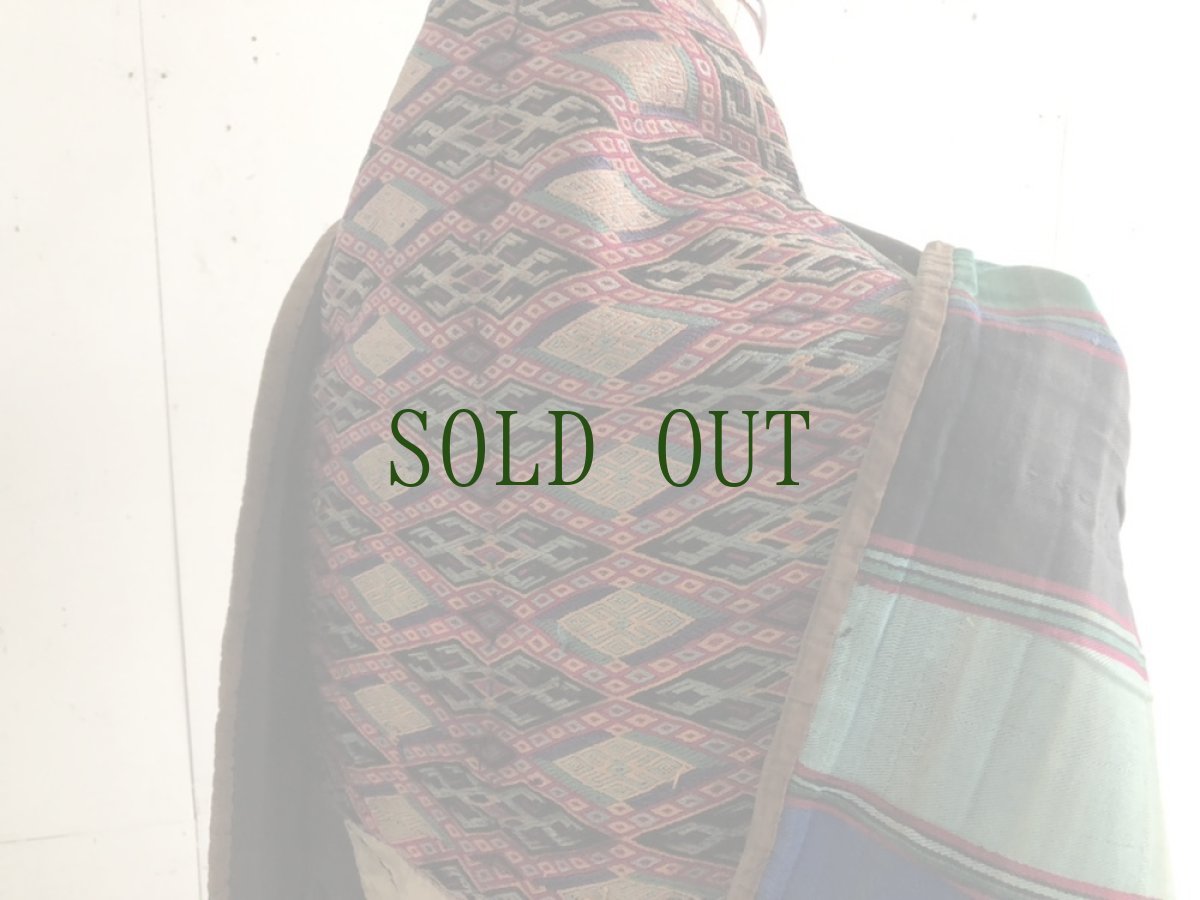 画像13: 貴州省安順 布依族背带（プイ族・おんぶ布・おくるみ）　アンティーク (13)