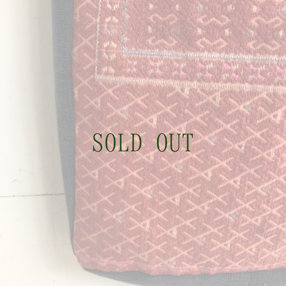 画像3: 貴州省ミャオ族　本藍染　木綿　トートバッグ（ショルダー） (3)