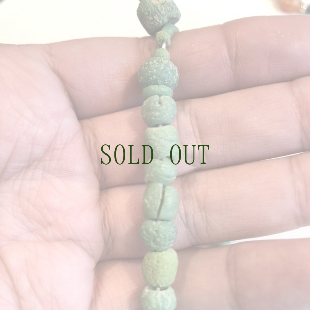 画像5: 古代ペルシャ（古代ローマン）とんぼ玉　（瑠璃珠一連） (5)