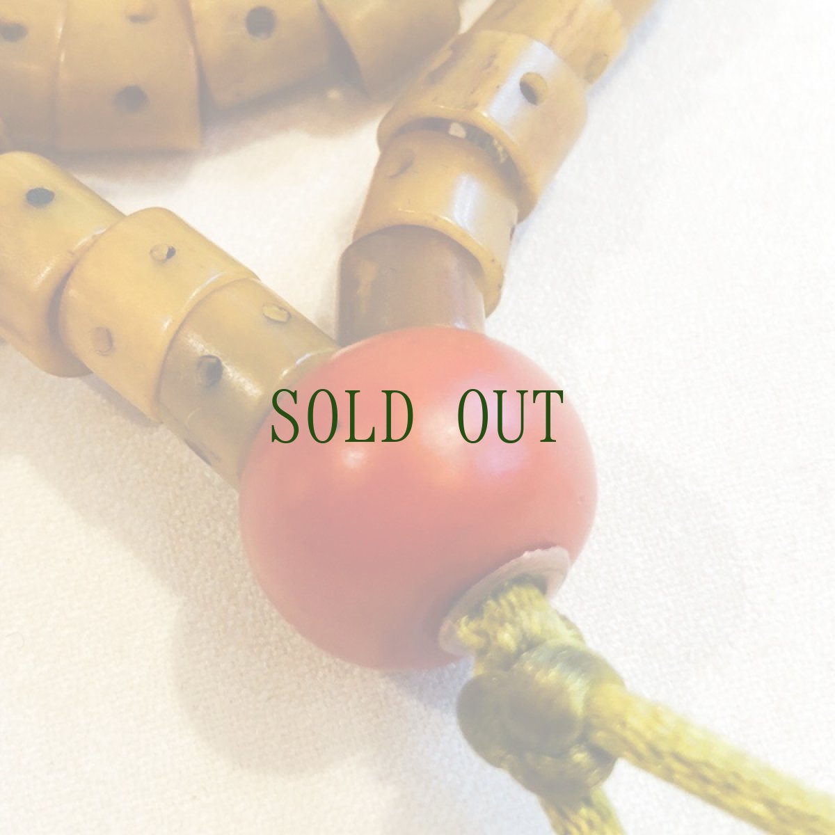 画像8: タカの骨の御数珠(チベタンPongtra MALA) アンティーク  (8)