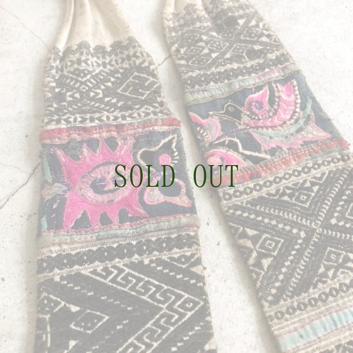 画像2: ミャオ族・腰帯紐　（貴州省榕江百鳥衣苗族）アンティーク (2)