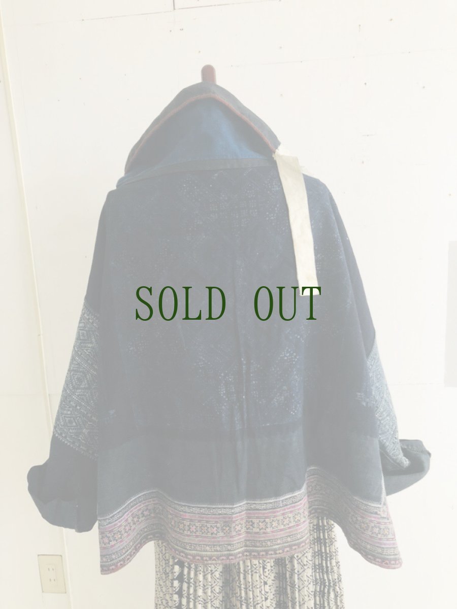 画像13: 花渓苗族　（貴陽花渓ミャオ族）　藍染上衣　・アンティーク　 (13)