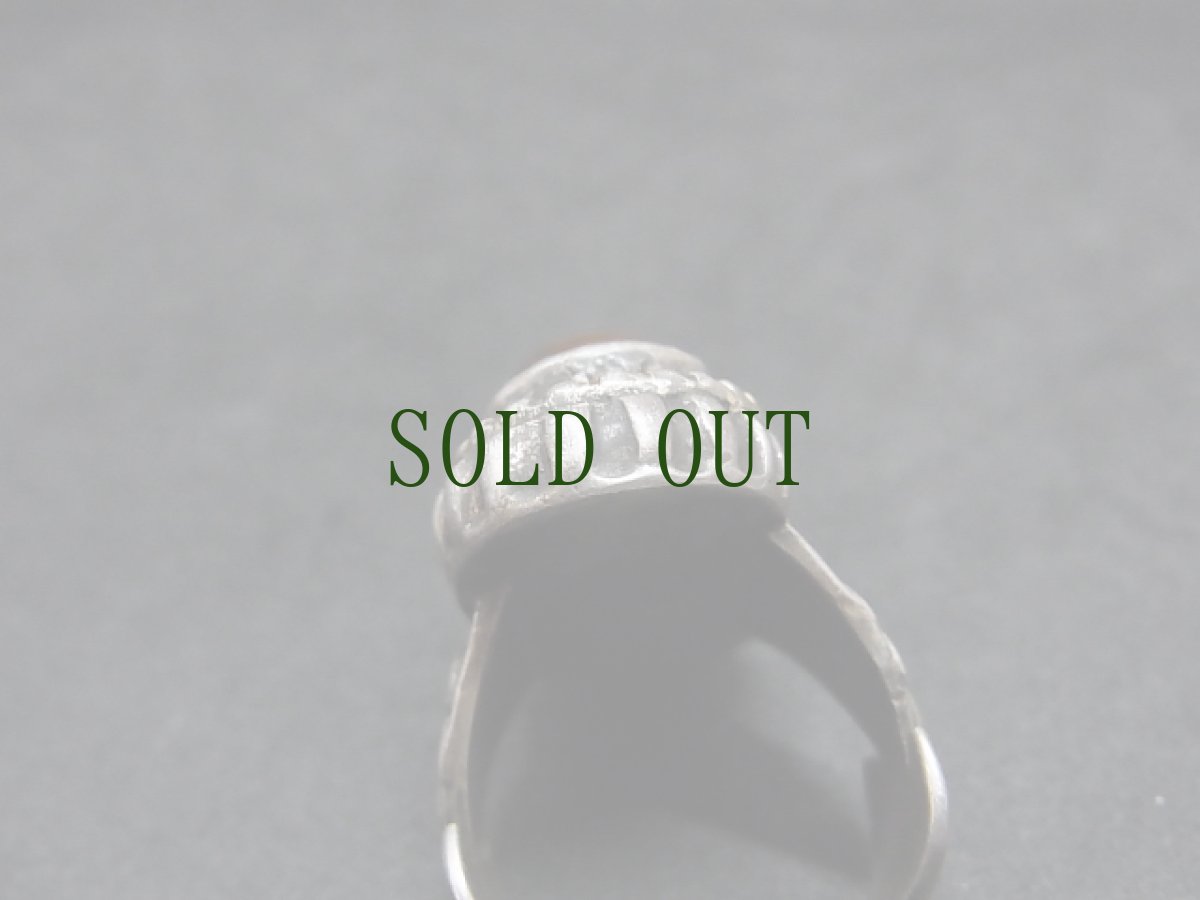 画像5: 天眼石（アイアゲート）　チベット羊眼板珠（ルックミ）のシルバーリング　 (5)