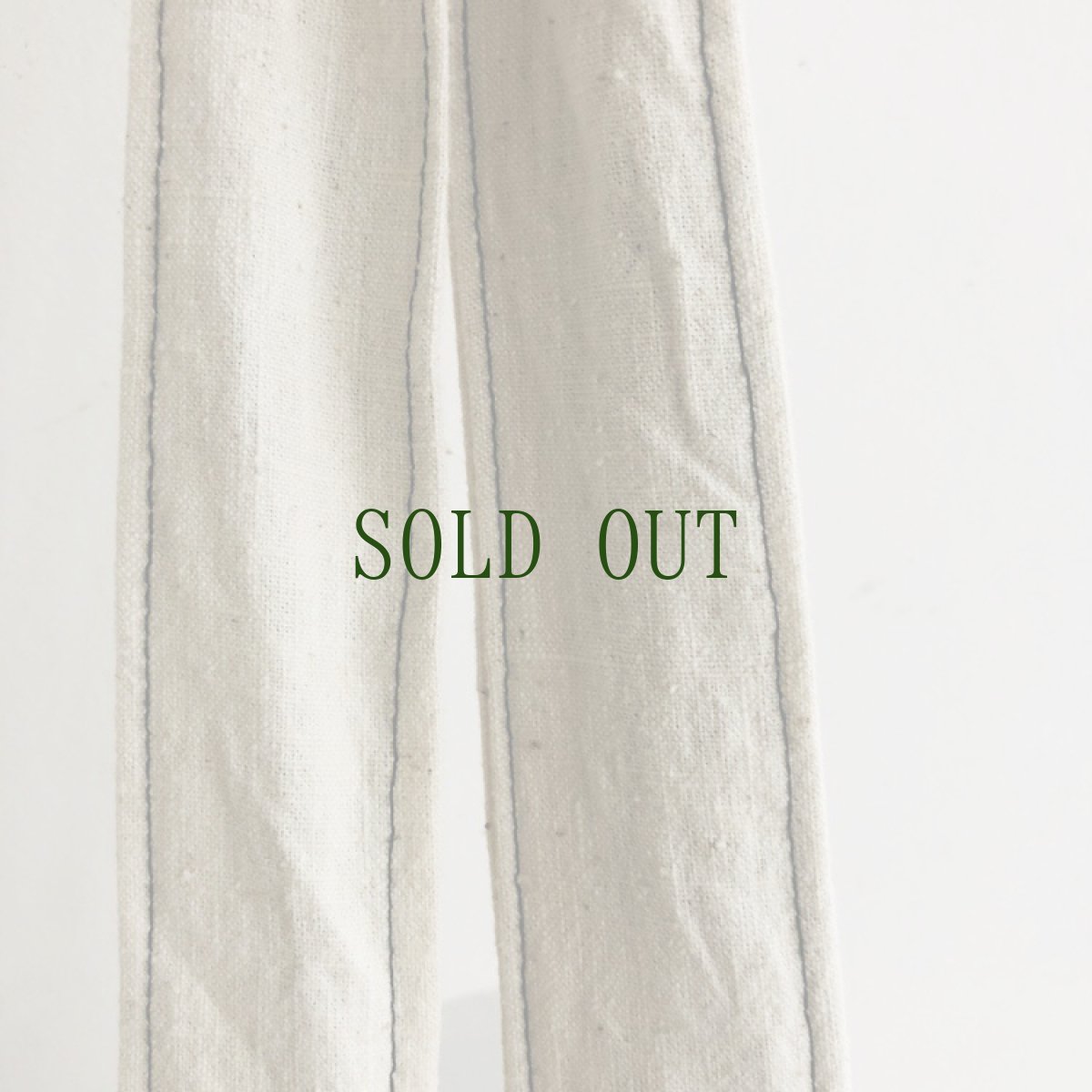 画像4: 貴州省ミャオ族　生成り　麻・綿　トートバッグ（ショルダー） (4)