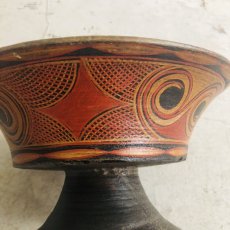 画像7: Yi zu old wooden bowl　（凉山彝族の木椀・供物入れ）アンティーク (7)