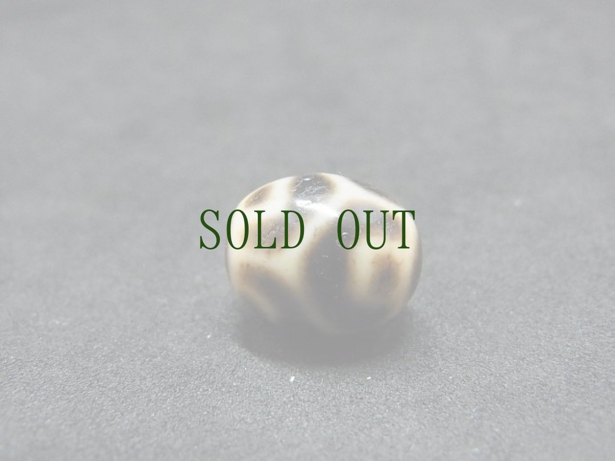 画像2: ジービーズ(蓮華・dzi pema)蓮華紋天珠  (2)