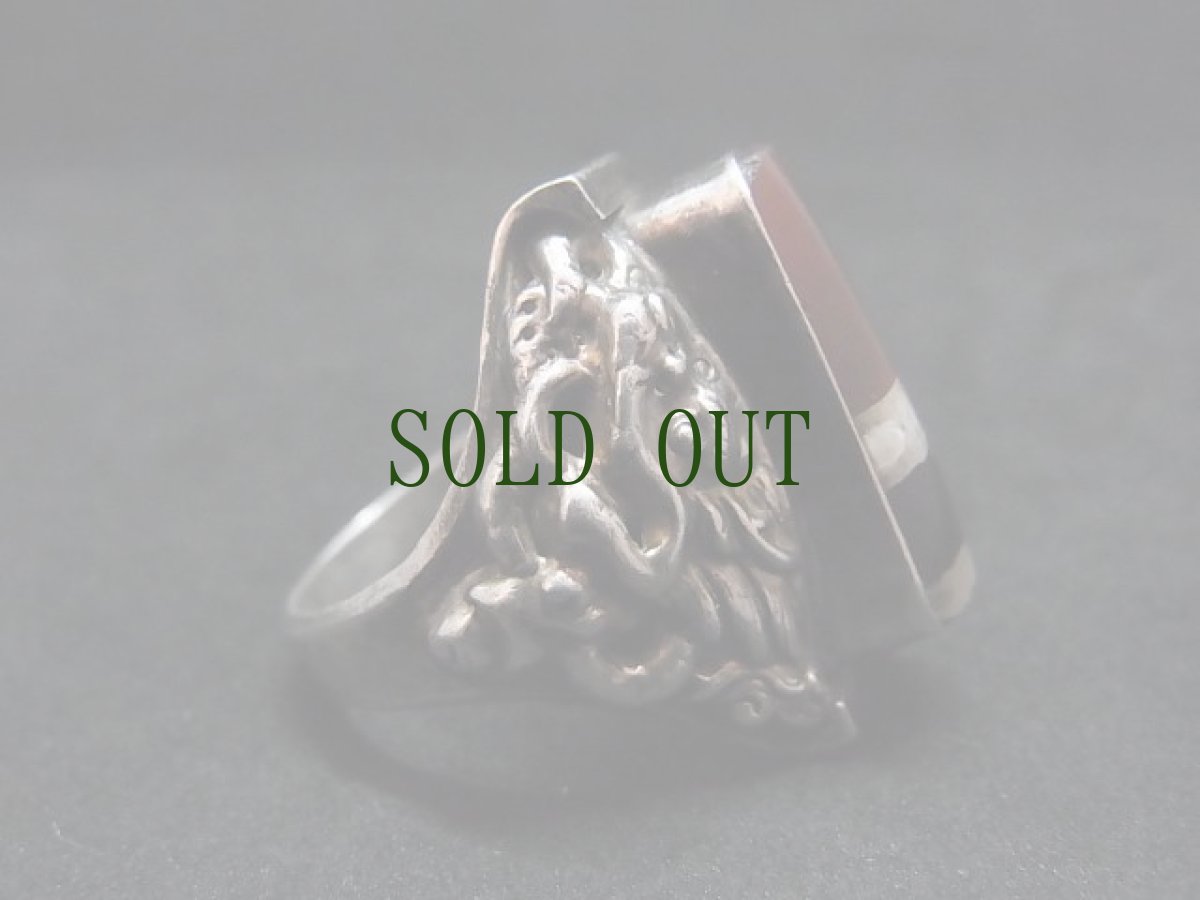 画像4: 古代チュムジーのシルバーリング　（Ancient dzi ）老天珠 (4)