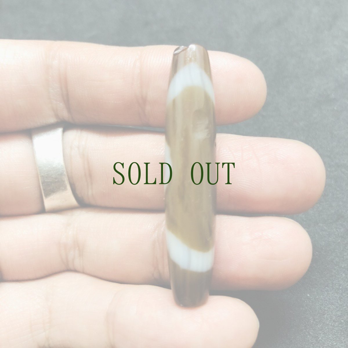 画像10: 古代ジービーズ（ancient dzi mig chig pa ）老一眼特殊天珠・オリジナル (10)