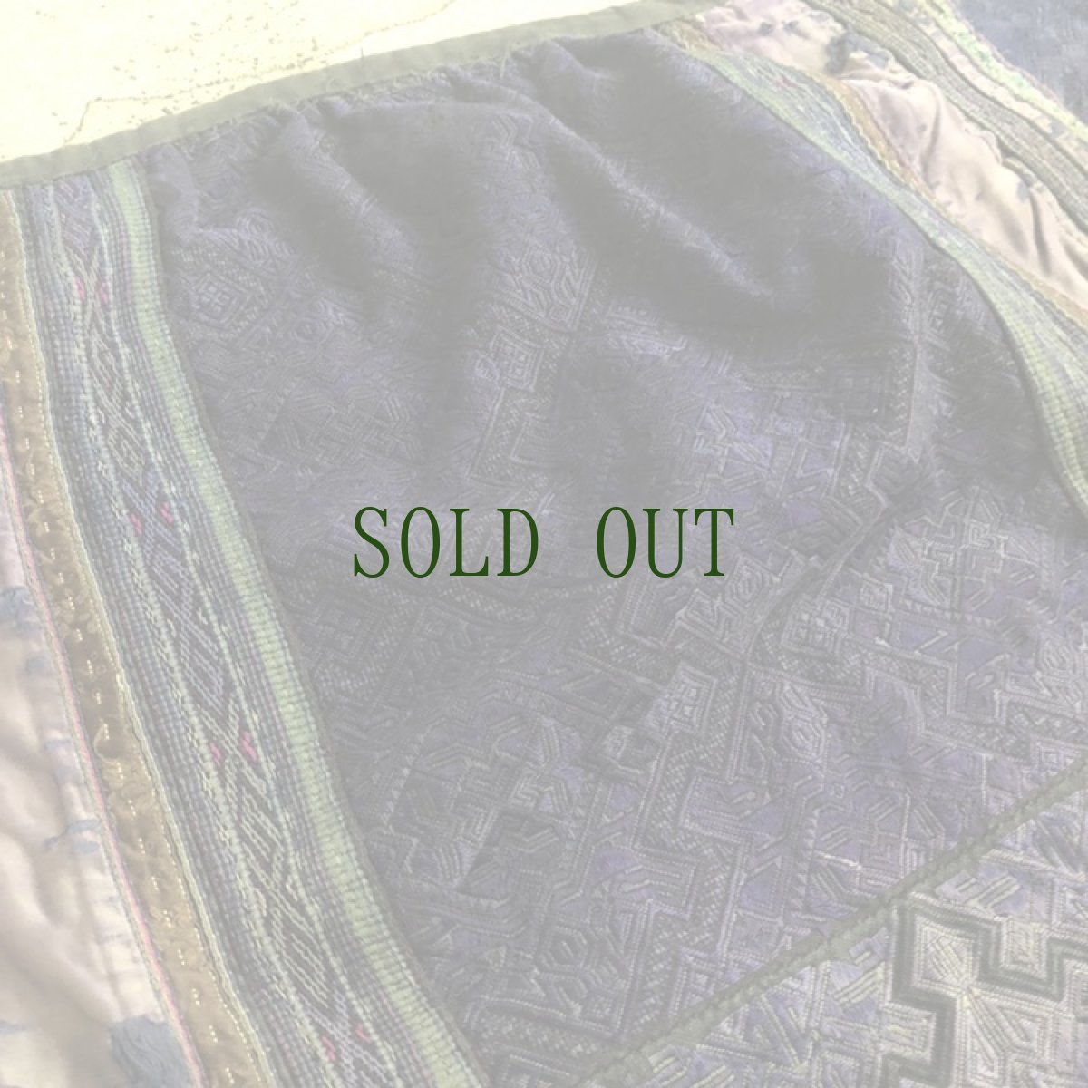 画像7: 貴州省貞豊（ジェンフォン）ミャオ族　背带（おんぶ布・おくるみ）　アンティーク (7)