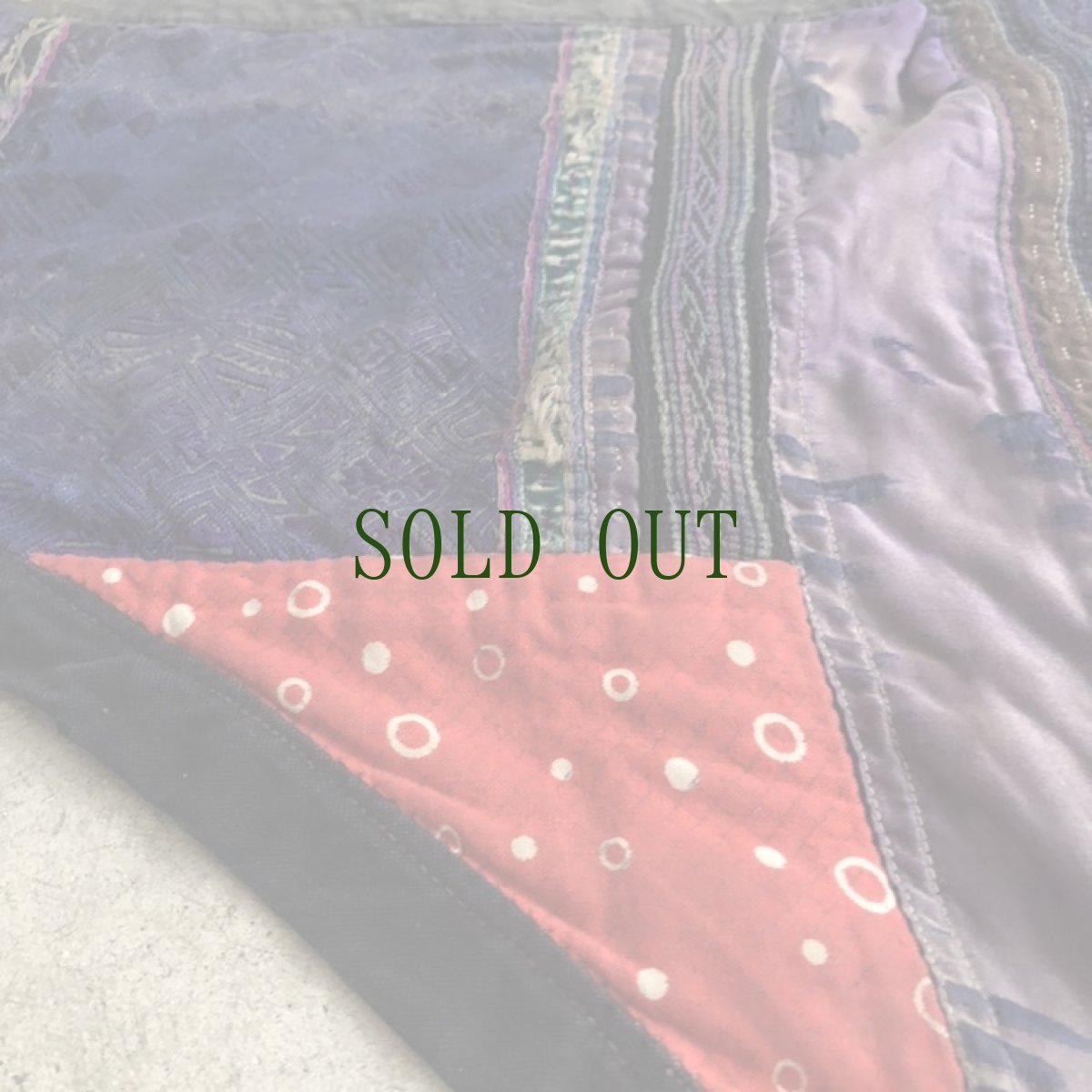 画像8: 貴州省貞豊（ジェンフォン）ミャオ族　背带（おんぶ布・おくるみ）　アンティーク (8)