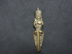 画像2: ブルパ(独鈷杵)　チベット密教法具（数珠飾り） (2)