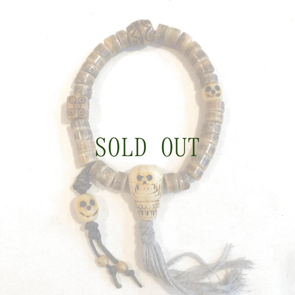 画像2: カパラの御数珠　(tibetan old kapala mala ) セルタ・開眼 (2)