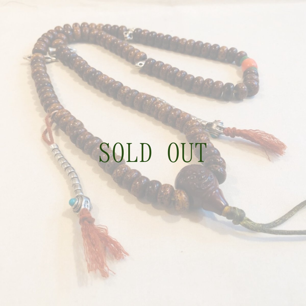 画像9: 星月菩提樹のチベット念珠　(Tibetan Buddha Chitta  Mala )　 (9)