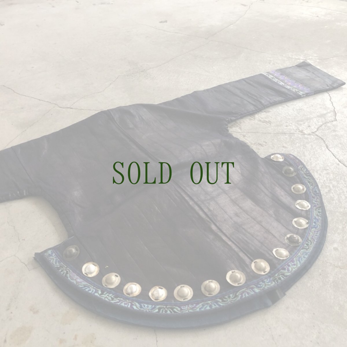 画像11: 雲南省文山　壮族(チワン)藍染（亮布）ジャケット　民族衣装（コレクション）　 (11)