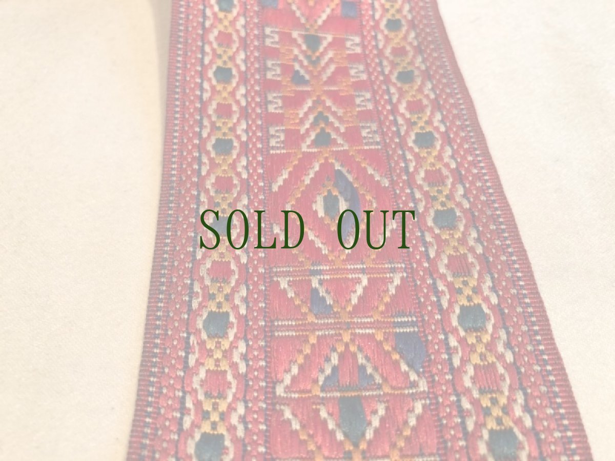 画像2: 貴州省ミャオ族　地機織り（手機）ベルト　腰帯 (2)