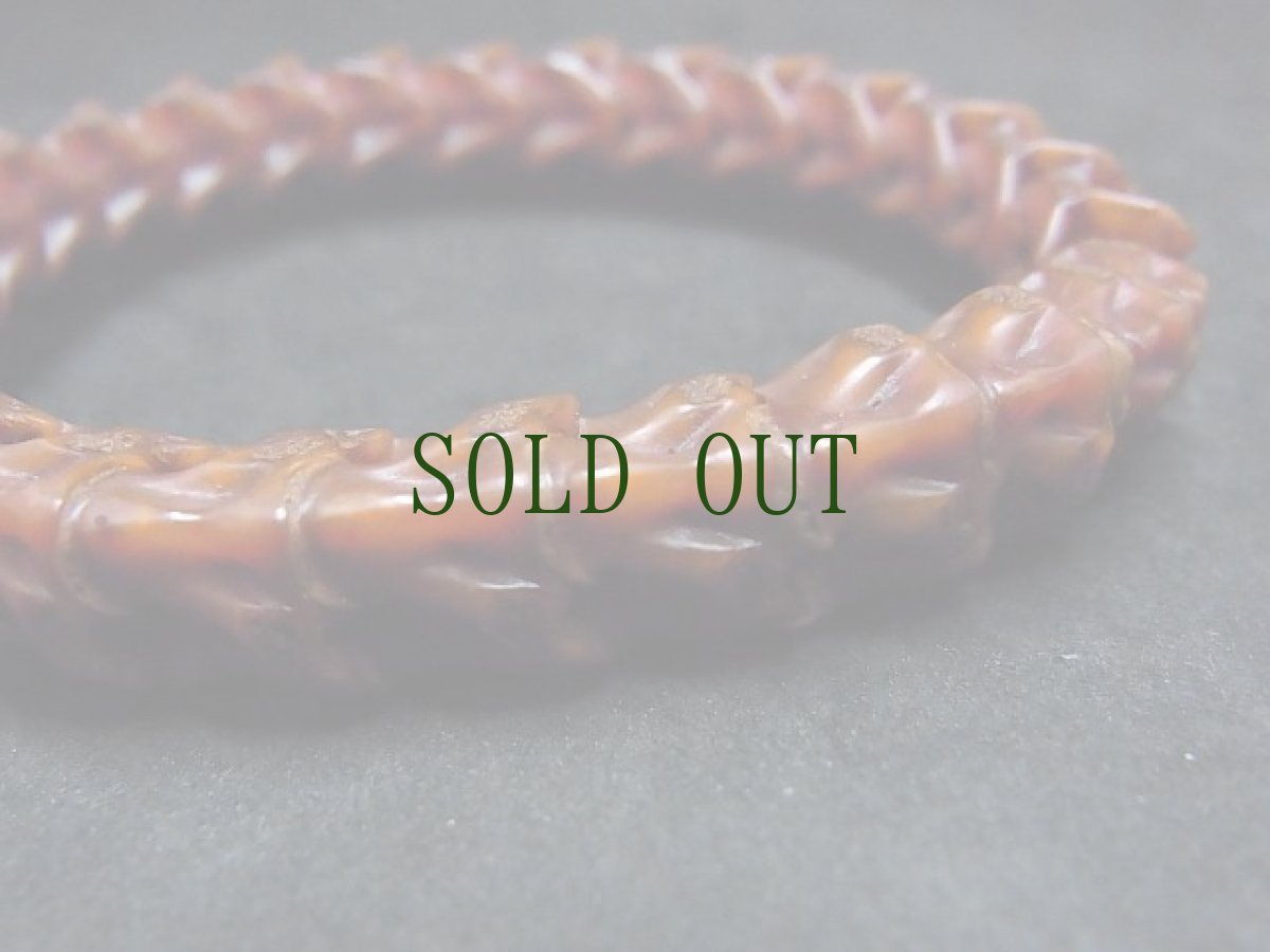 画像5: チベット　ドルジェ（金剛杵）と蛇骨のブレスレット (5)