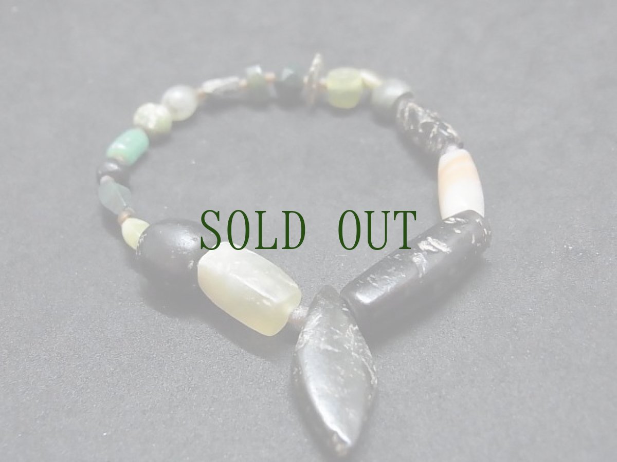 画像2: 古代ジェイドのブレスレット（翡翠・碧玉ほか）ペルシア・インダス文明 (2)