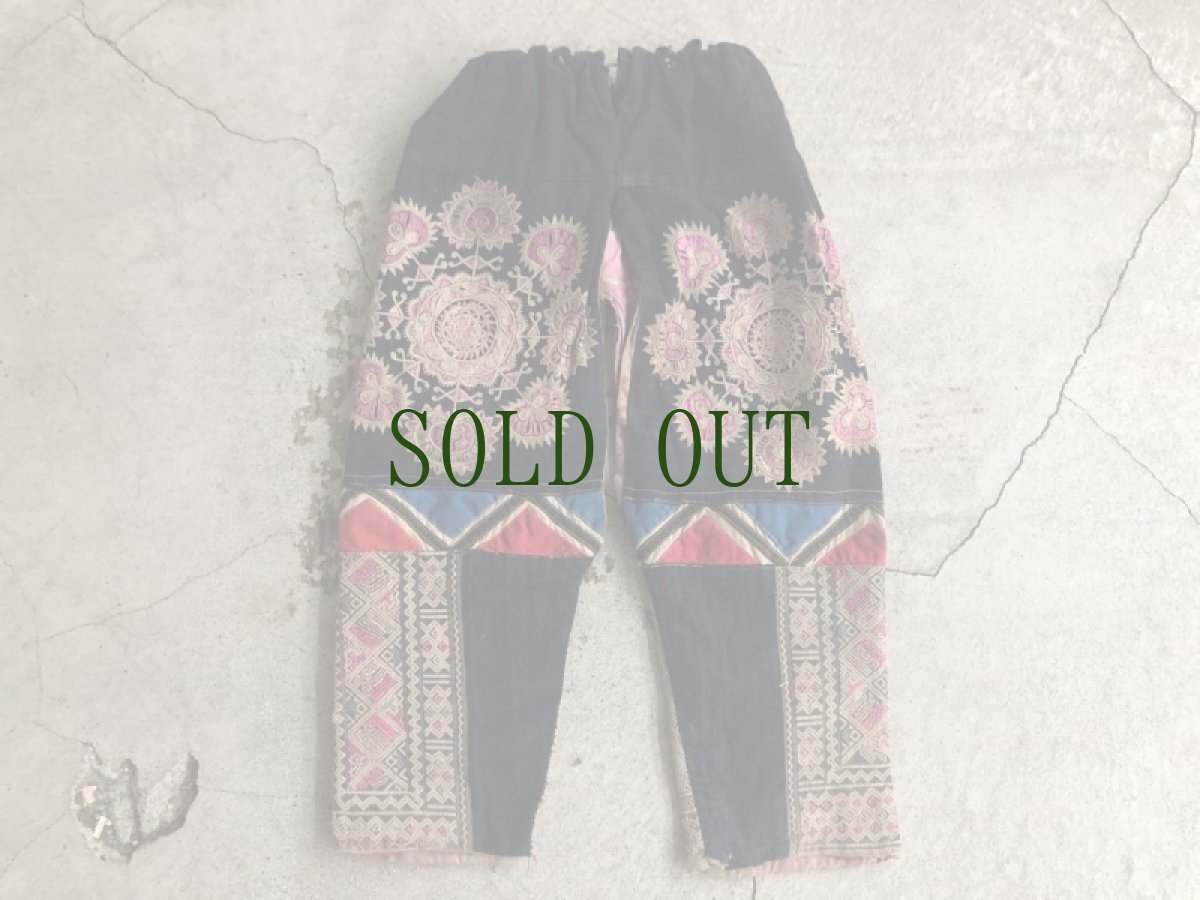 画像2: 貴州侗族(トン)　子供用上下　（アンティーク） (2)