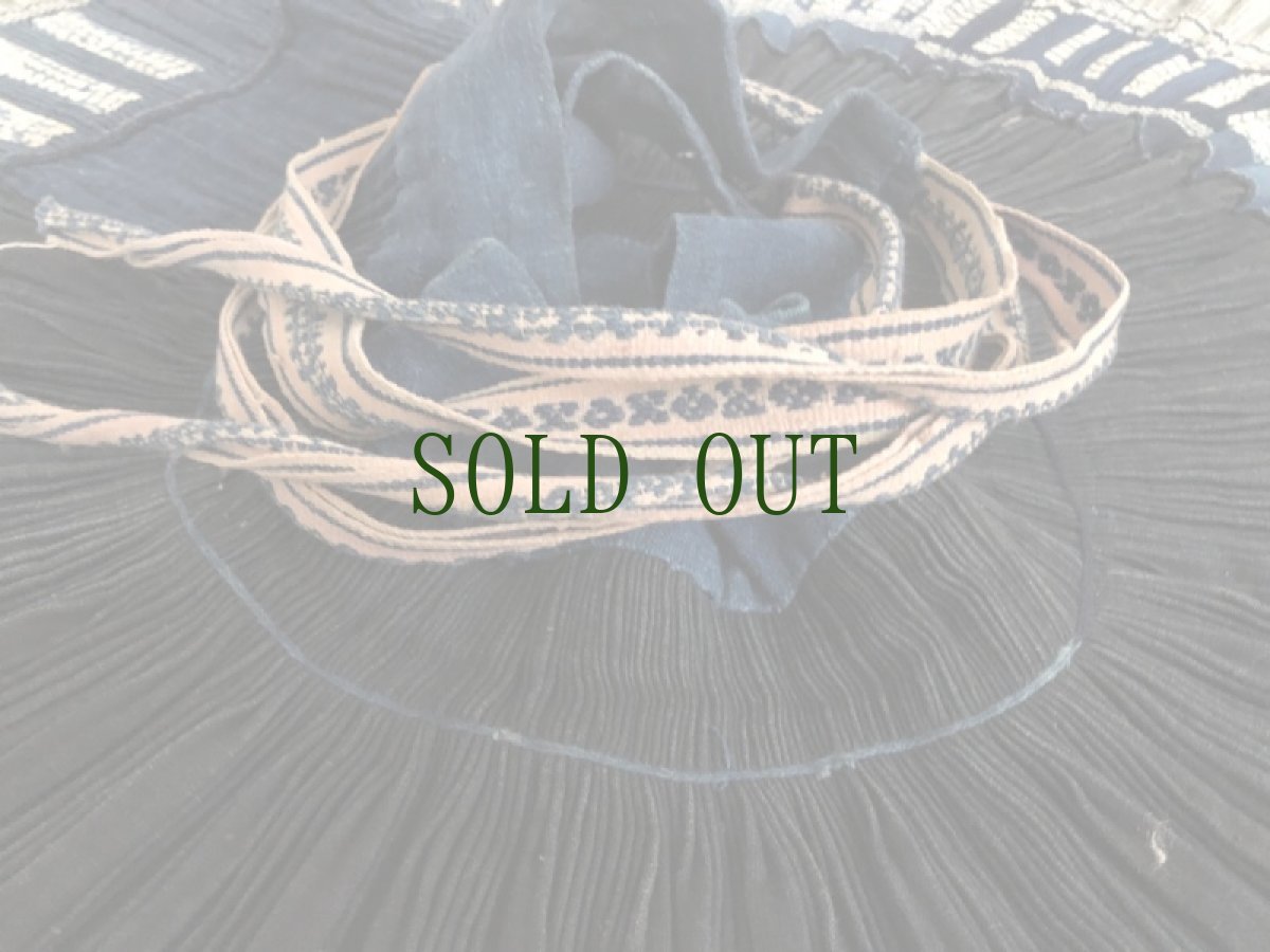 画像5: ガージア人　（貴州黄平県重安江式苗族(革家)）　藍染巻きスカート　 (5)