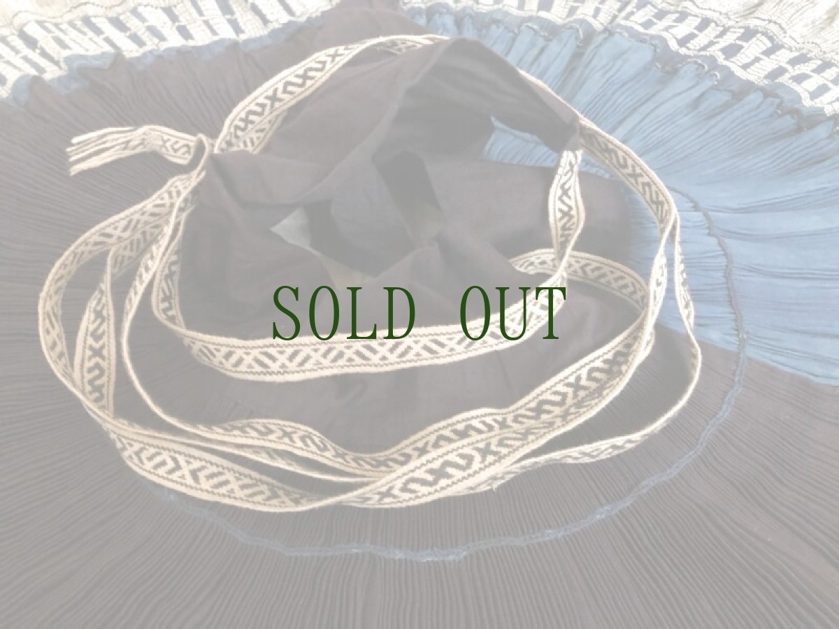 画像6: ガージア人　（貴州黄平県重安江式苗族(革家)）　藍染巻きスカート　 (6)