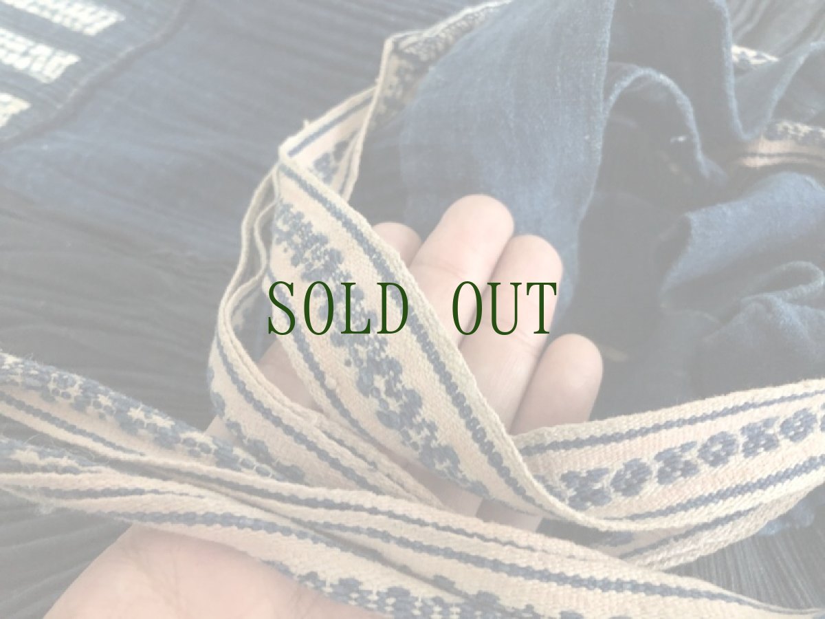 画像6: ガージア人　（貴州黄平県重安江式苗族(革家)）　藍染巻きスカート　 (6)