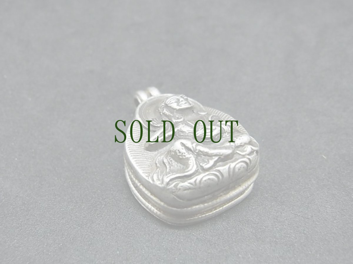 画像3: チベット密教行者・カギュ派宗祖ミラレパ　(milarepa)　銀製ガウ (3)