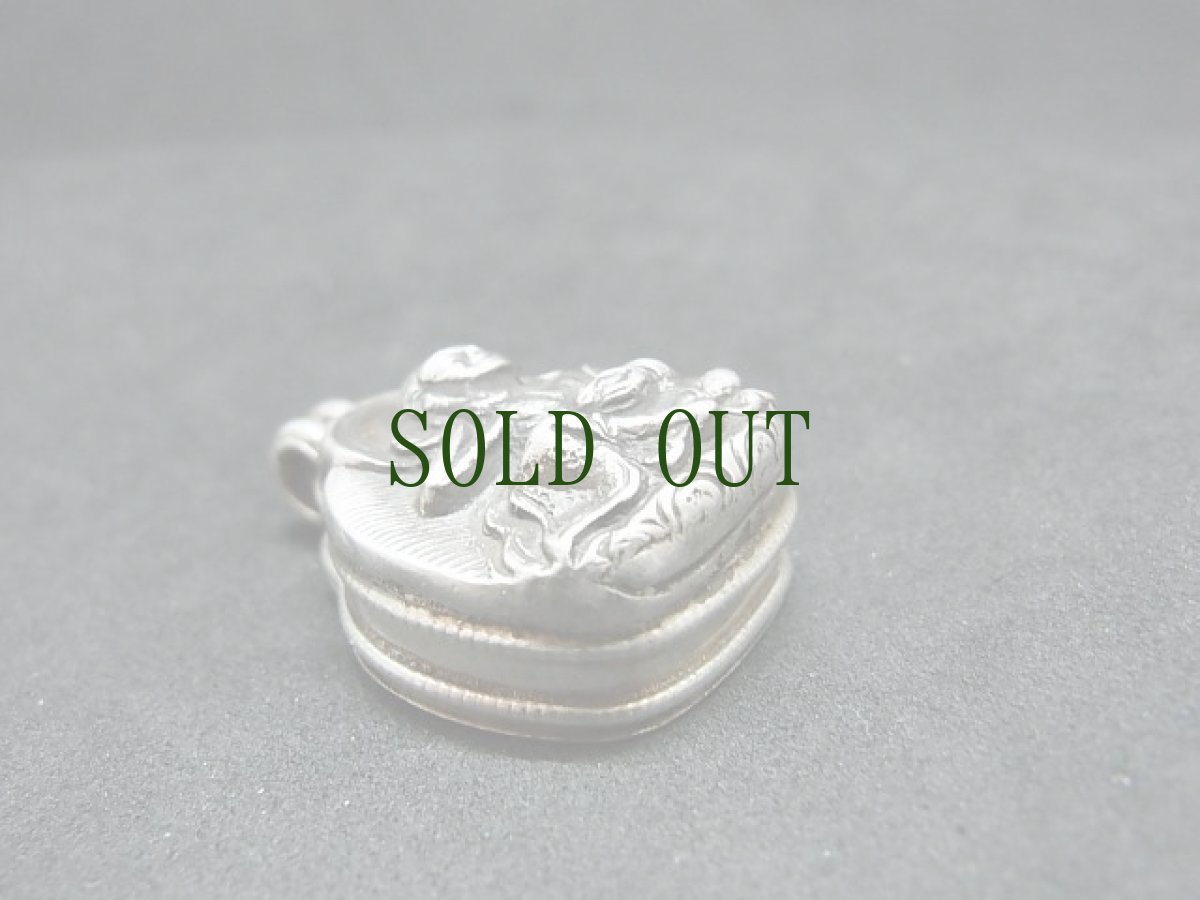 画像4: チベット密教行者・カギュ派宗祖ミラレパ　(milarepa)　銀製ガウ (4)