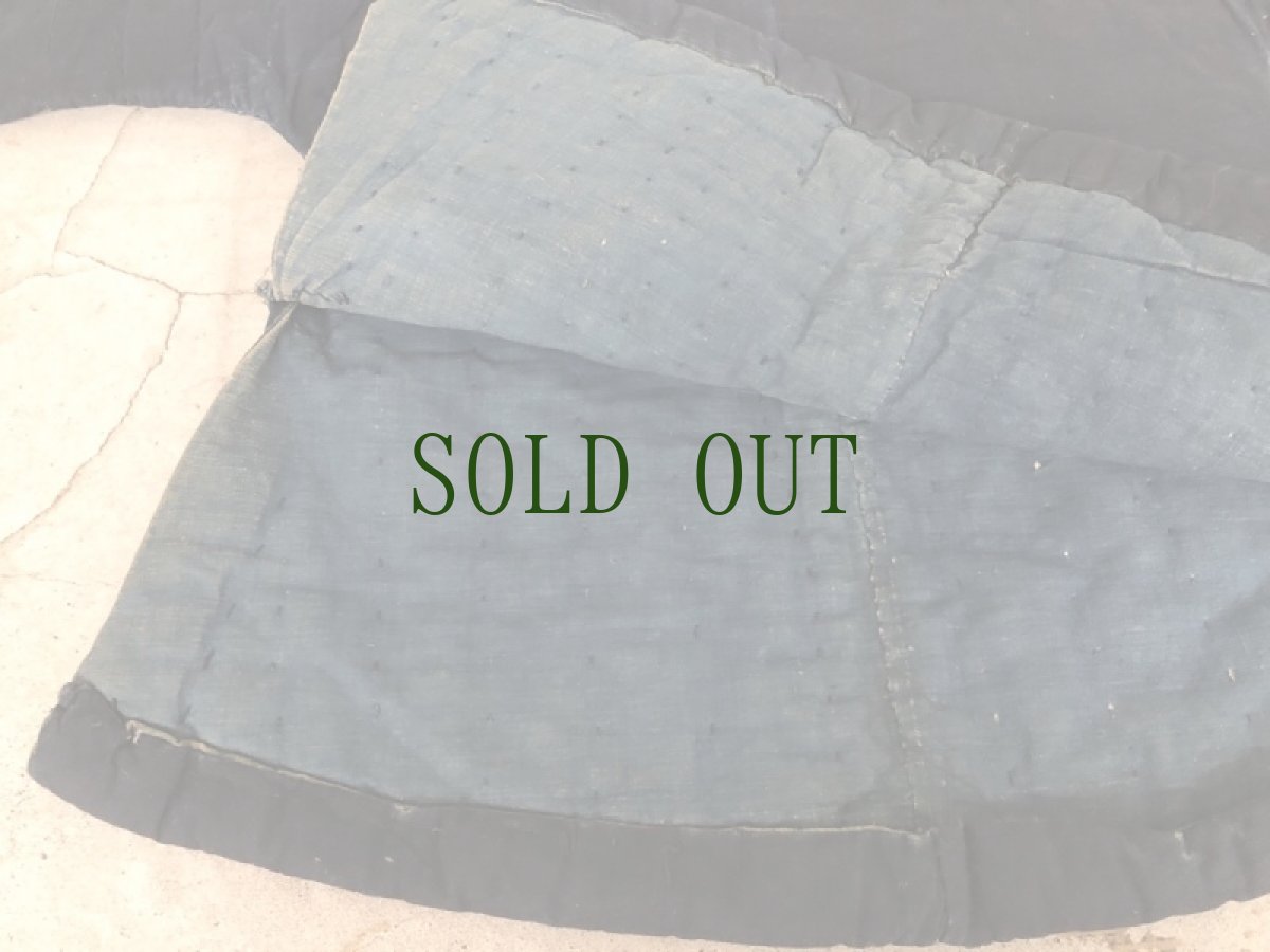 画像11: 貴州省　 布依族（プイ）本藍染木綿　ジャケット（アンティーク・生地厚め） (11)