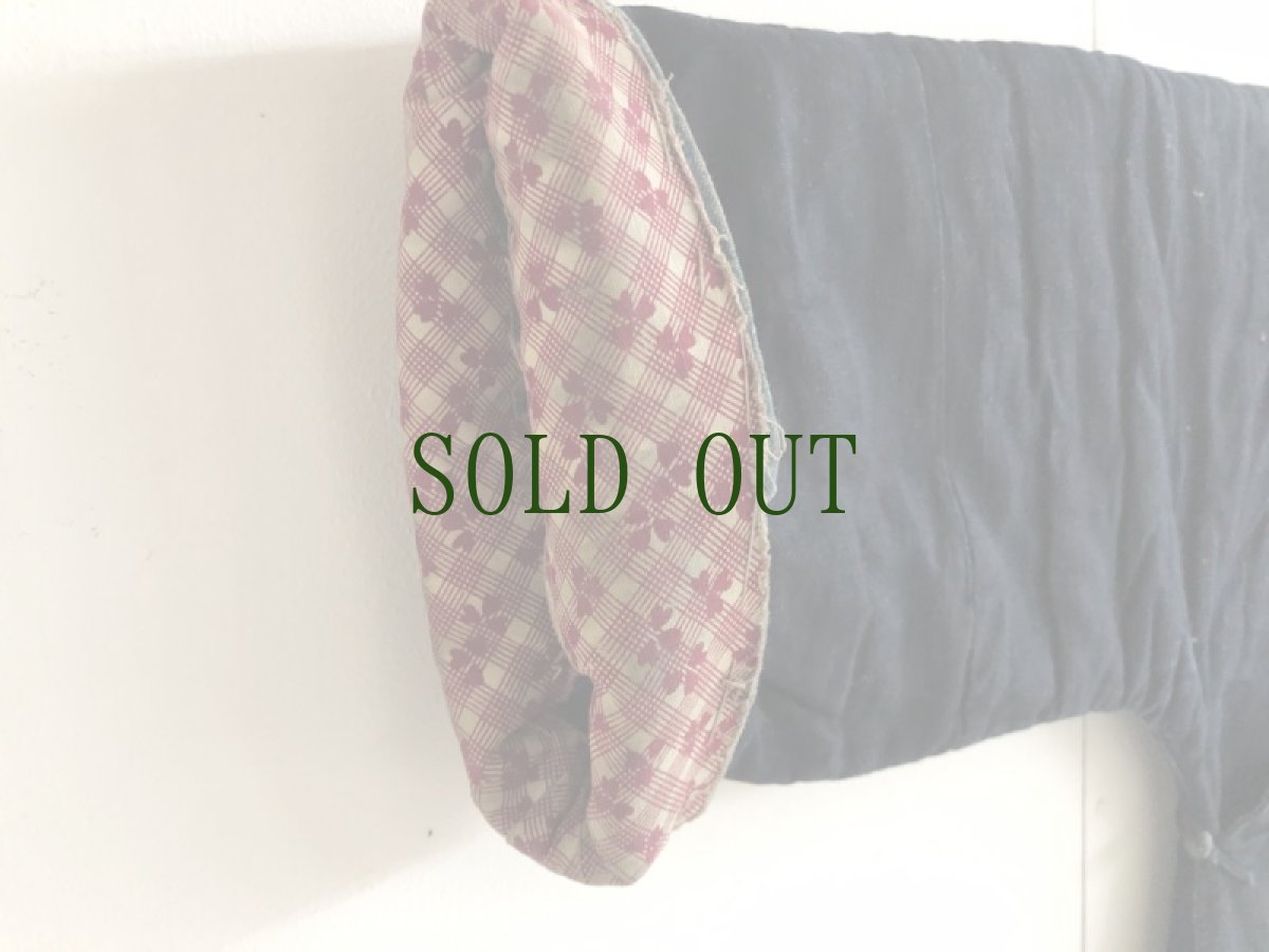 画像4: 貴州省　 布依族（プイ）本藍染木綿　ジャケット（アンティーク・生地厚め） (4)